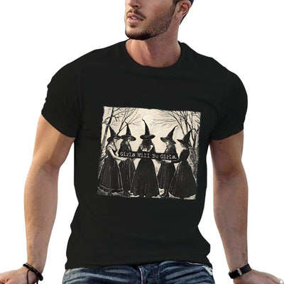 Girl Will Be Girl, Funny Witch, Witchy Vibes T-Shirt