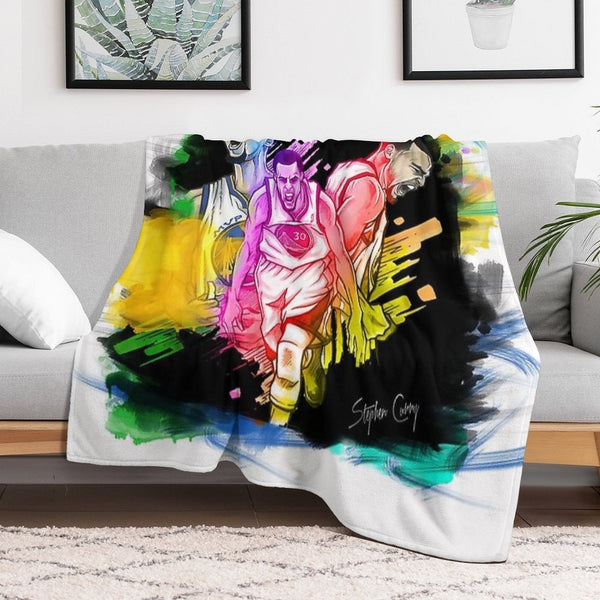 Steph Curry Machine-washable Throw Blanket