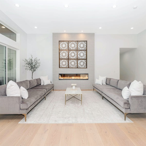 Queen Bee 9 Panel Wall Art - Whitewash - Gifts for You 'n Me