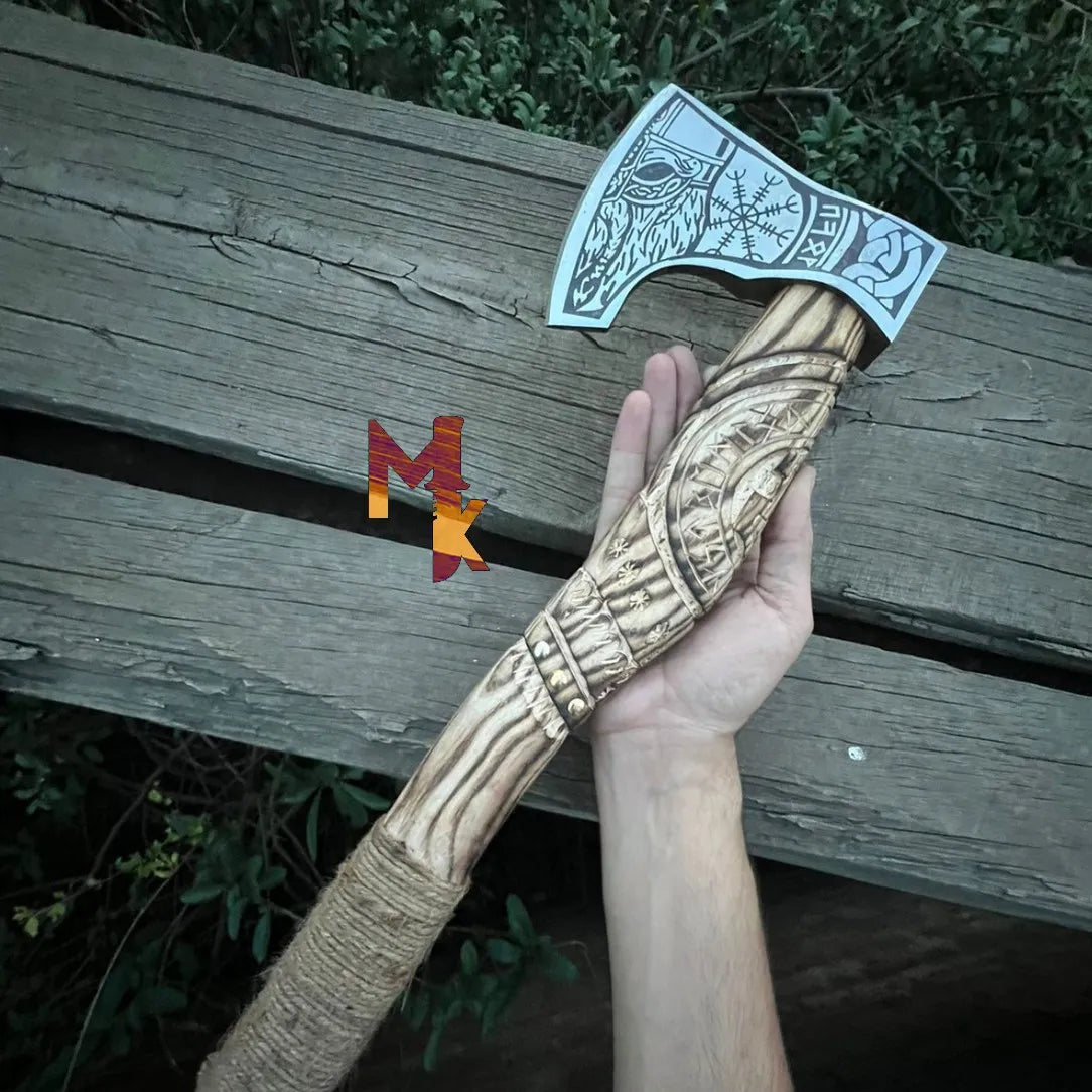 The Helm of Awe: A Mighty Viking Axe for Warriors
