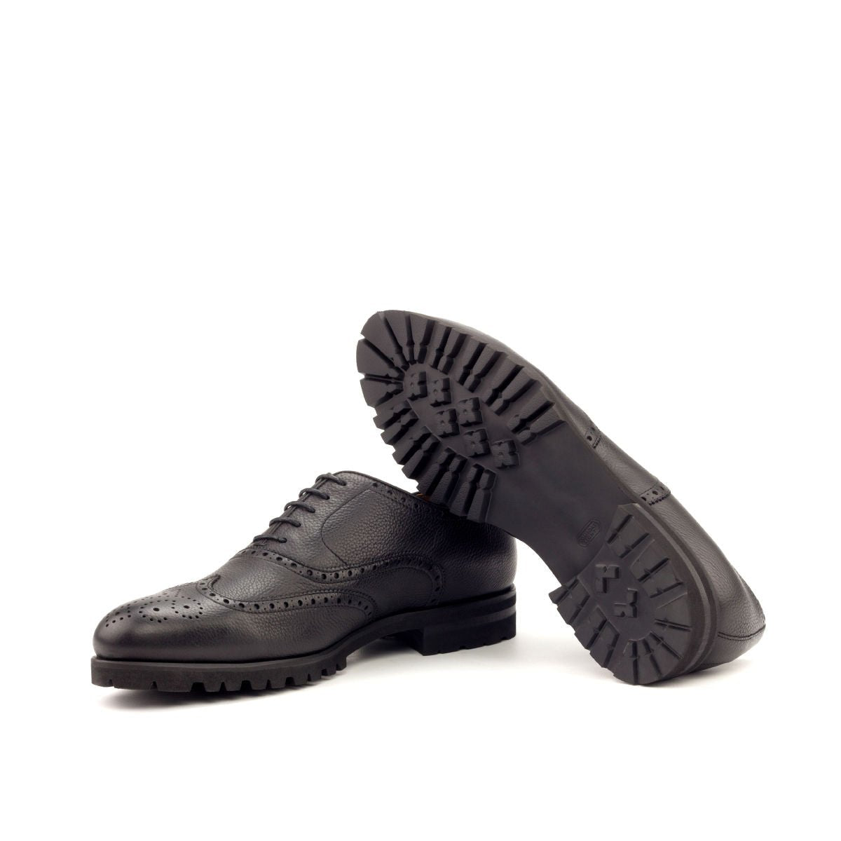 Rosano - leather brogue oxford  shoes