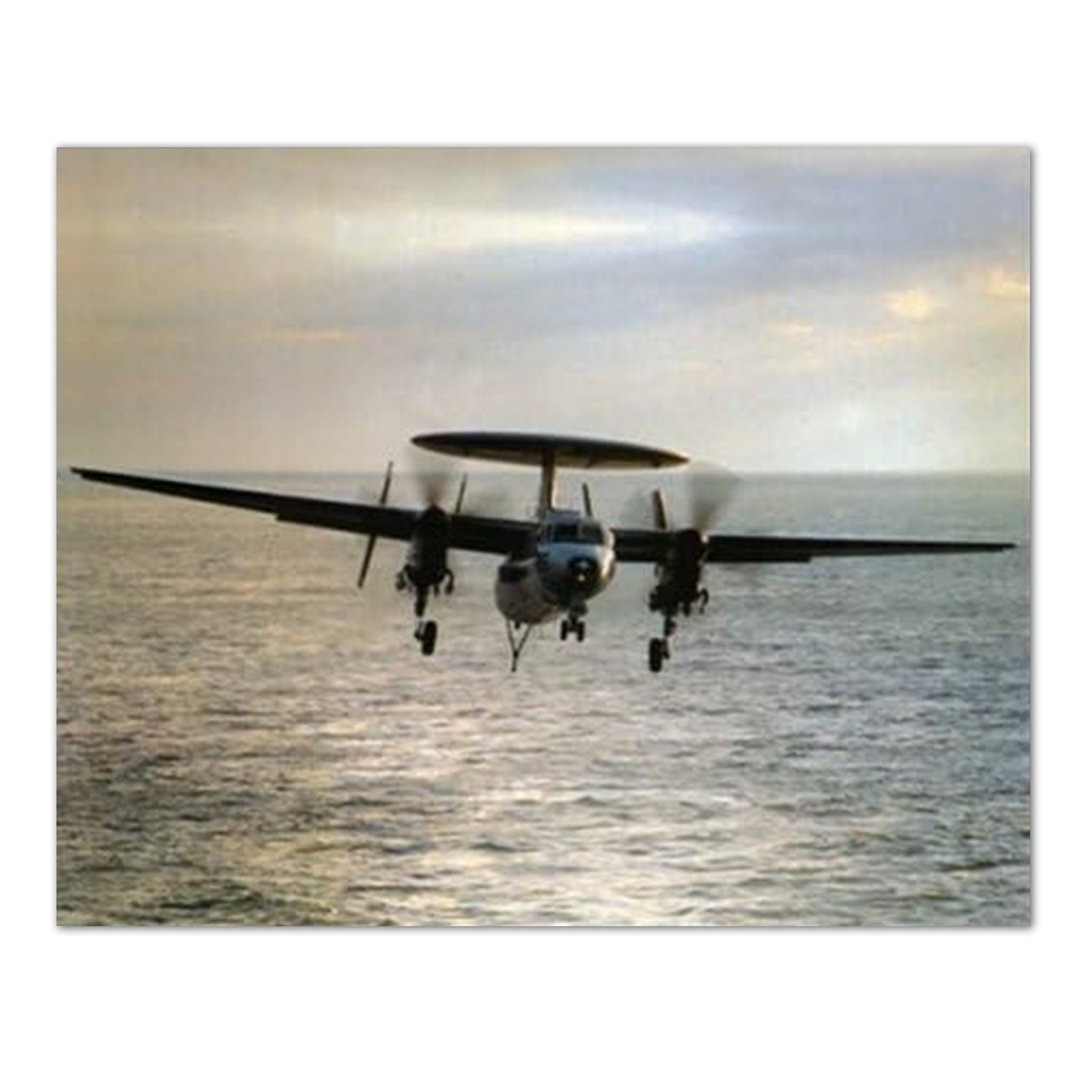 E-2C Hawkeye Wall Art - Navy Jet Aircraft 16x20 Lithograph Print Ready to Frame
