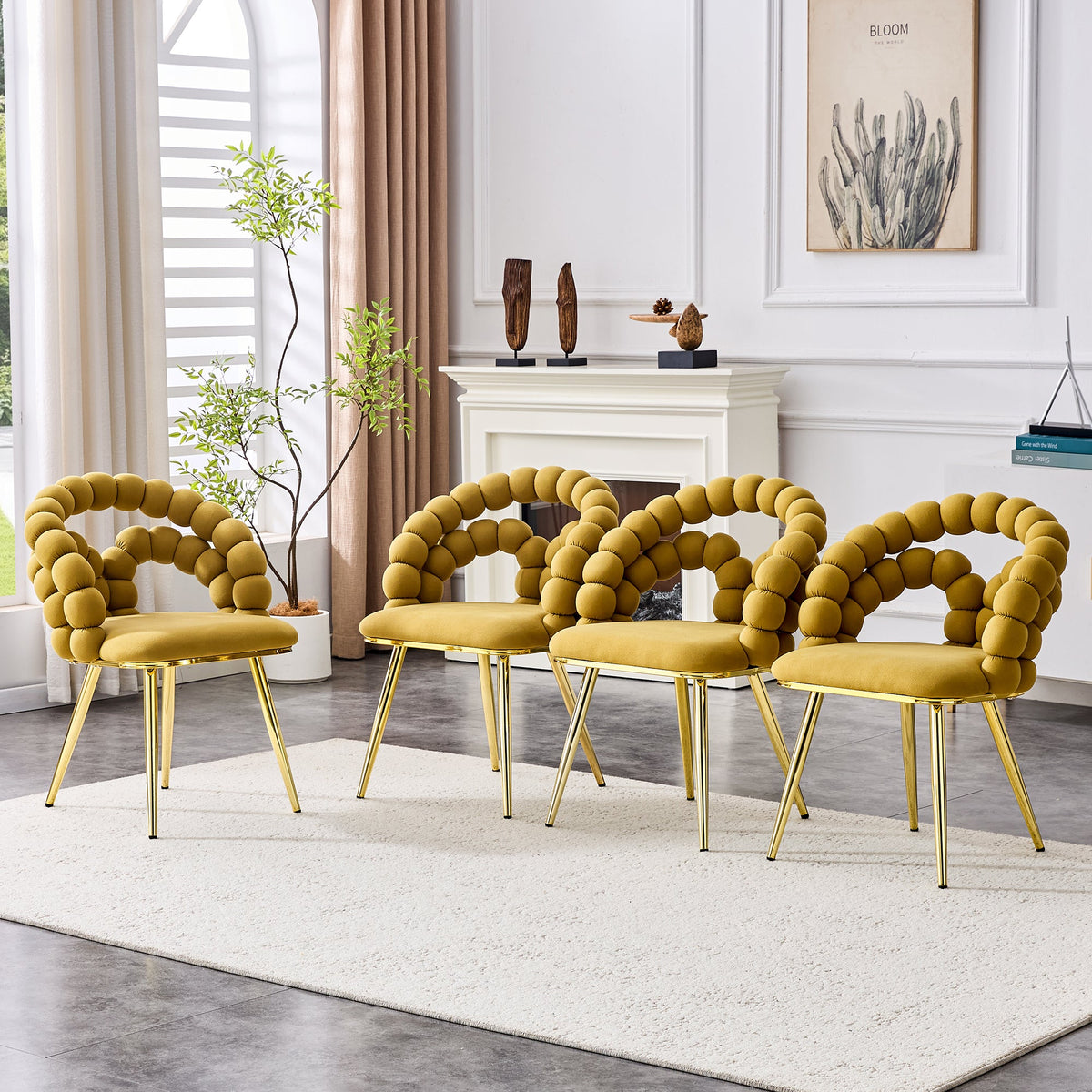 Set of 4 Premium Dining Seating