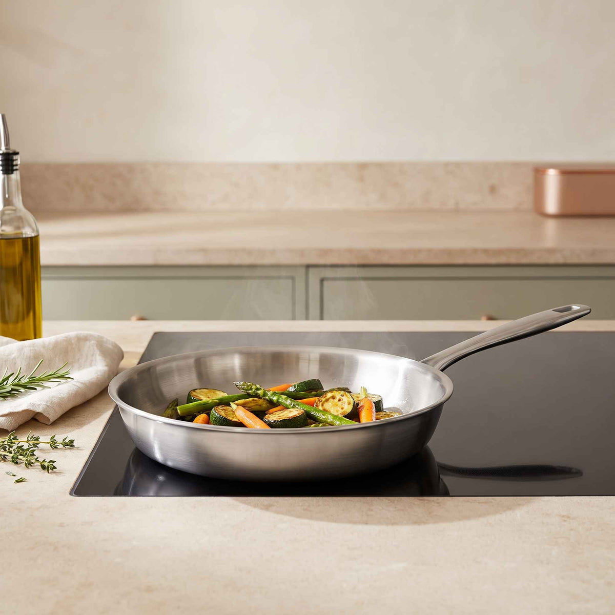 5-Ply Stainless Cookware Set, 5-Piece