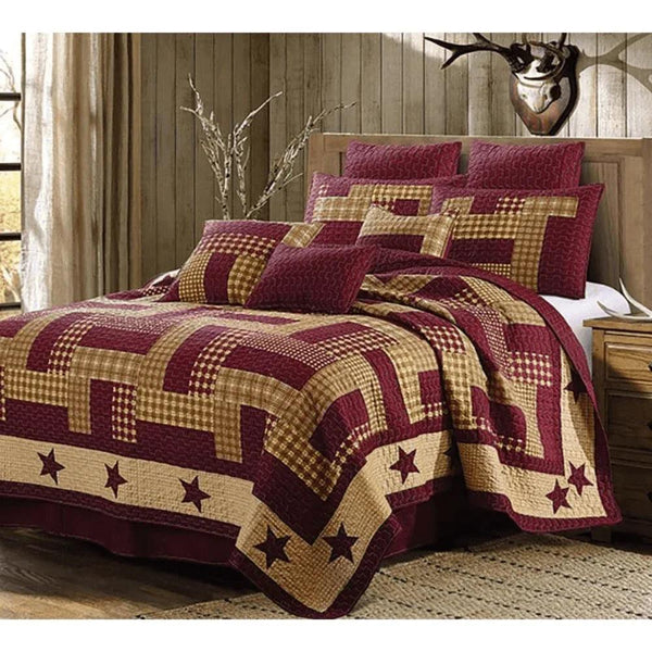 Ranch Estate Red Quilt Set - Gifts for You 'n Me