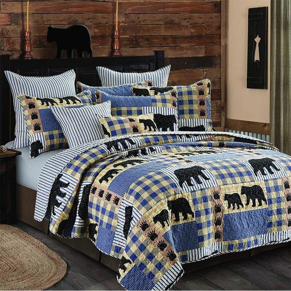 Bear Mountain Blues Quilt Set - Gifts for You 'n Me