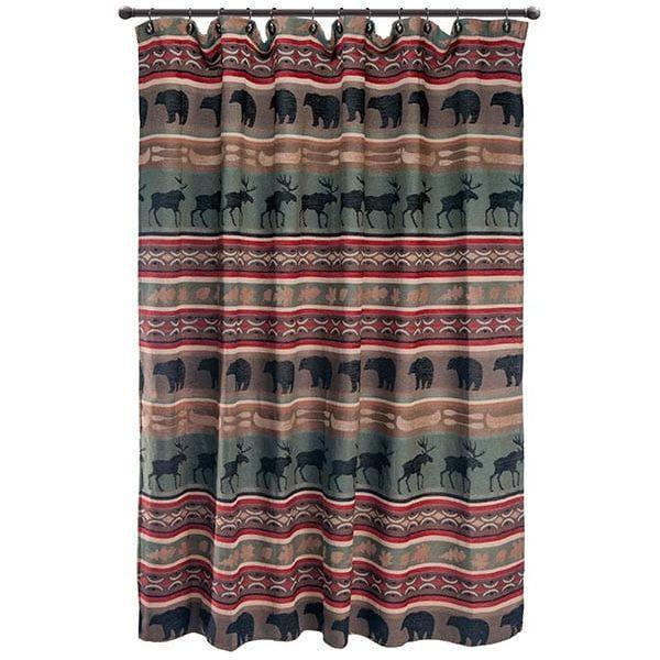 Camp Big Bear Shower Curtain - Gifts for You 'n Me