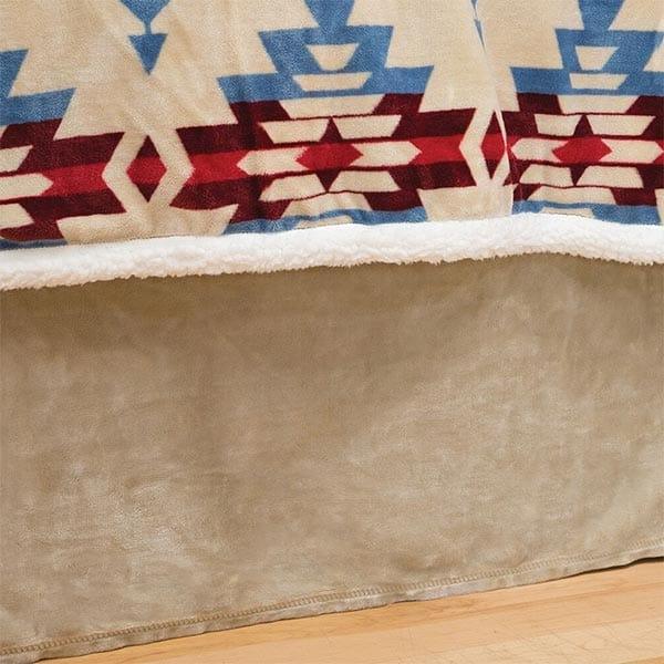 Almond Ultra Plush Bedskirt - Gifts for You 'n Me