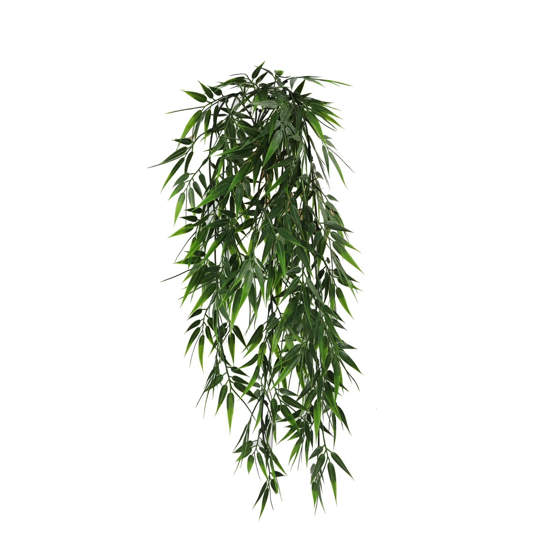 Bamboo Leaf Garland Artificial Hanging Bush 6.7×30in – NFPA701 Fire Rated – UV Resistant