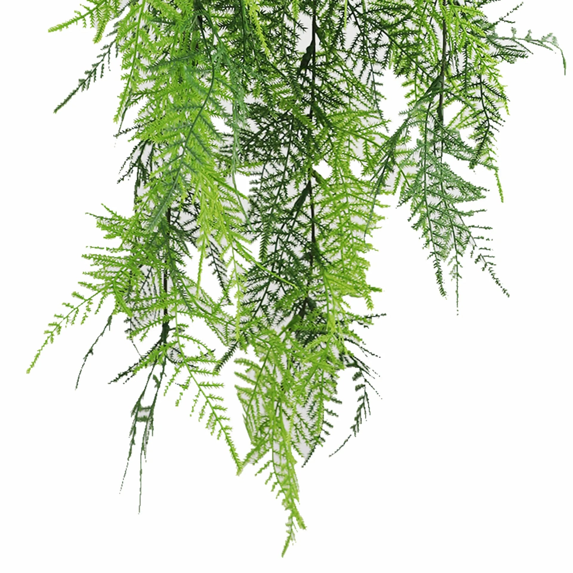 Lace Fern Garland Artificial Hanging Bush 5.9×30in – NFPA701 Fire Rated – UV Resistant