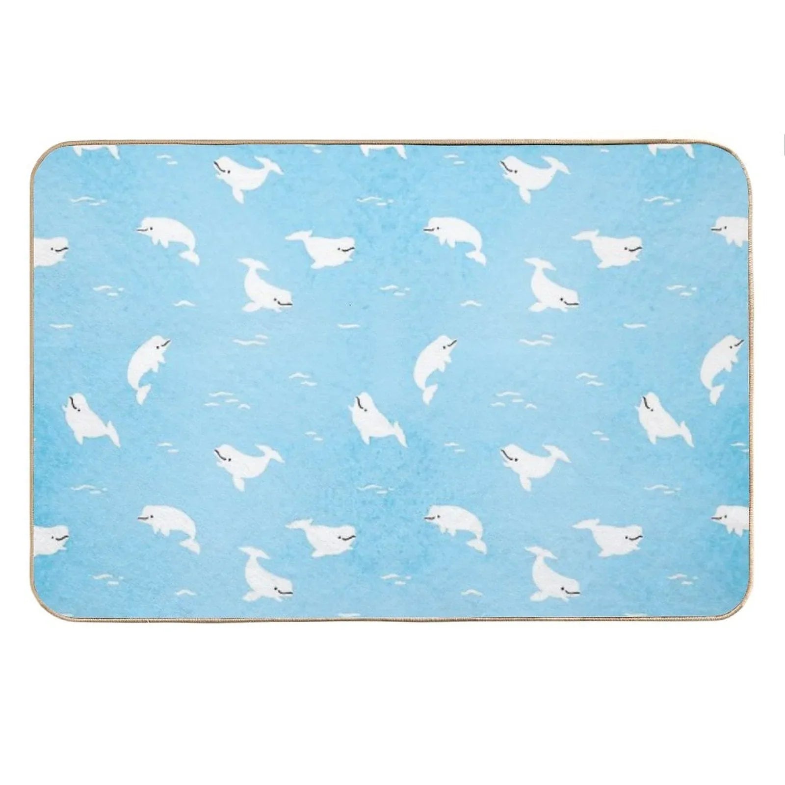 Beluga Whale Bath Mat