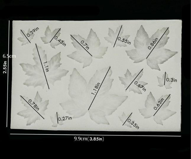 1/2/3Pcs 3D Silicone Baking Mold Butterfly Leaf Mould Chocolate Fondant Cake Decorating Tool Temperature Resistance 3D Leaf Shaped Silicone Mold Fondant Mold Cupcake Cake Decoration
