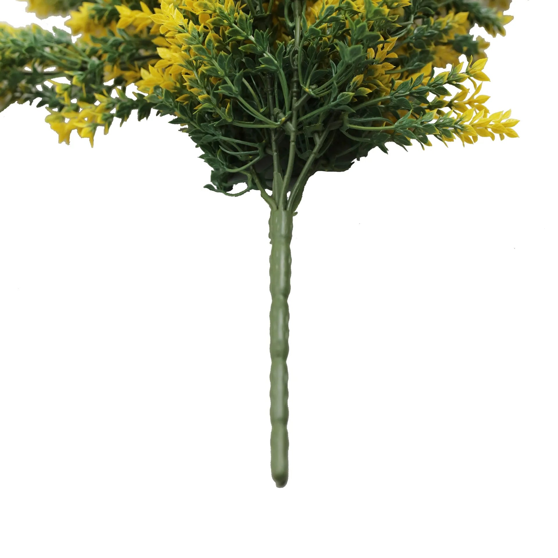 Yellow and Green Willow Leaf Garland Artificial Hanging Bush  7.1×30in – NFPA701 Fire Rated – UV Resistant
