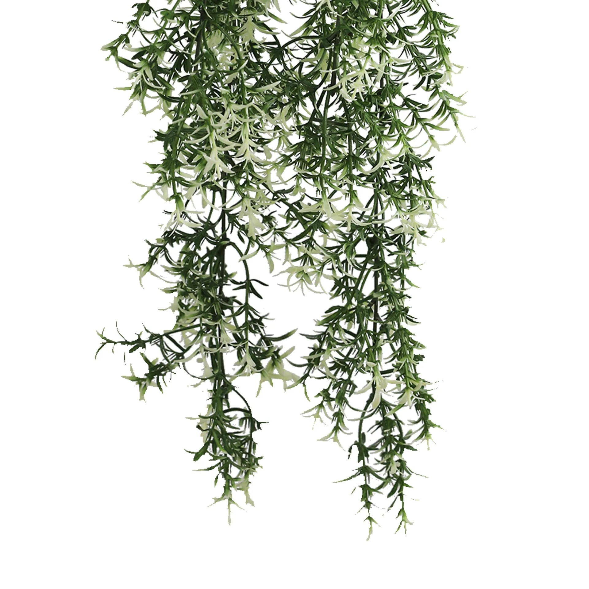Star Jasmine Vine Artificial Hanging Plant 7.8×30in – NFPA701 Fire Rated – UV Resistant