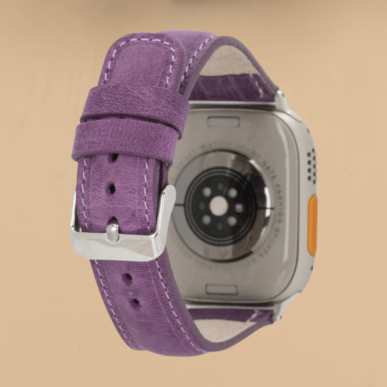 Apple Watch Purple Leather Strap - Boston LEATHERE