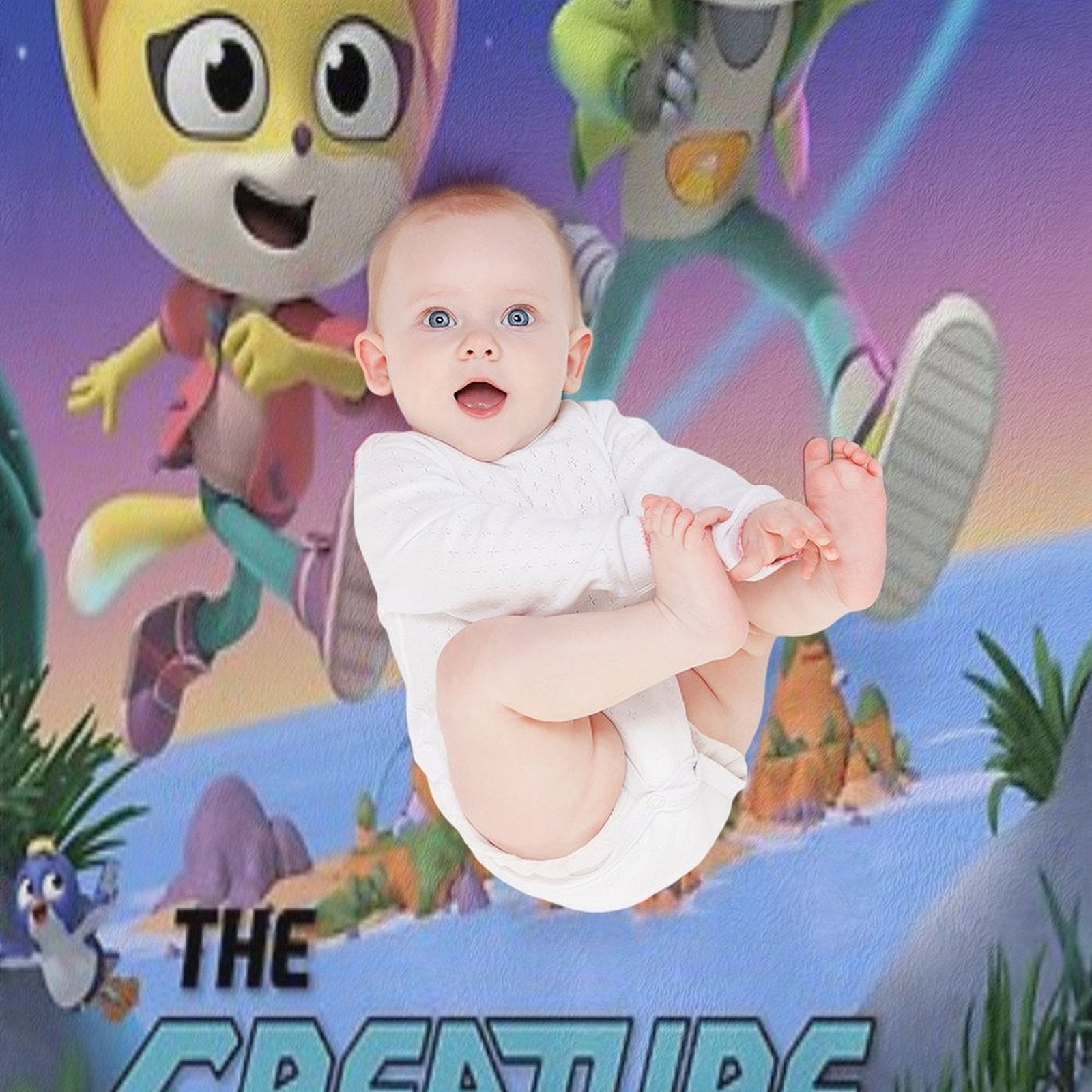 The Creature Cases Quick-dry Throw Blanket