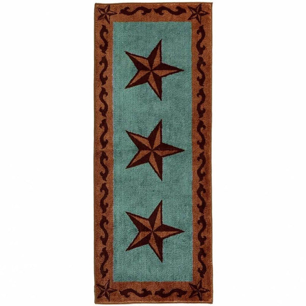 Turquoise Star Western Runner - Gifts for You 'n Me