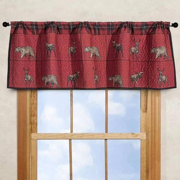 Northwood's Wildlife Quilted Valance - Gifts for You 'n Me
