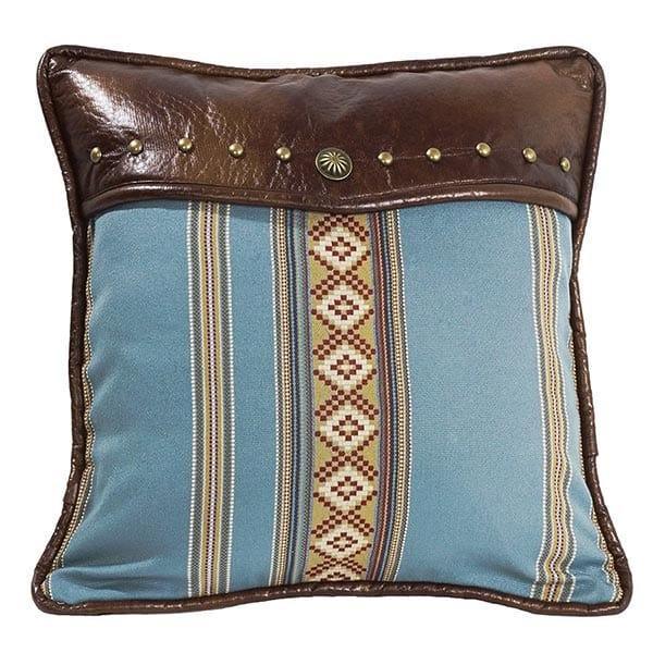 Tularosa Southwest Blue Striped Pillow - Gifts for You 'n Me