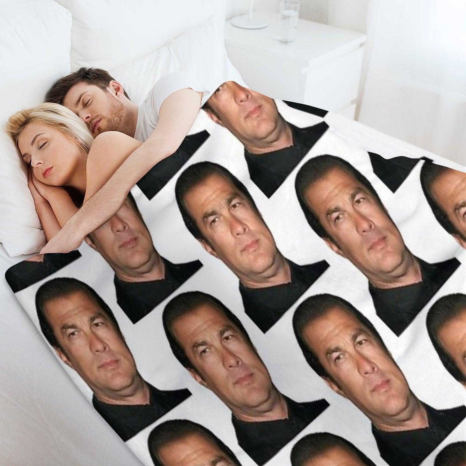 Steven Seagal Throw Blanket