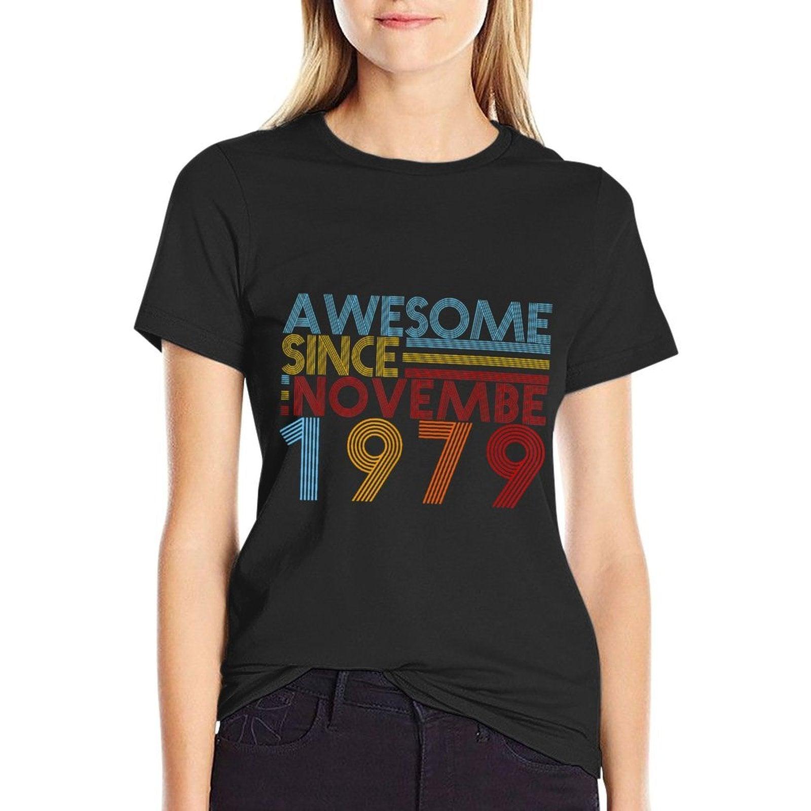 Nov 1979 40 Years Old 40th Birthday Gift For Men Women Kid  Graphic-printed T-Shirt
