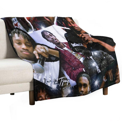 Lil Tjay, Hip-Hop, True 2 Myself, GOAT Velvety-soft Throw Blanket