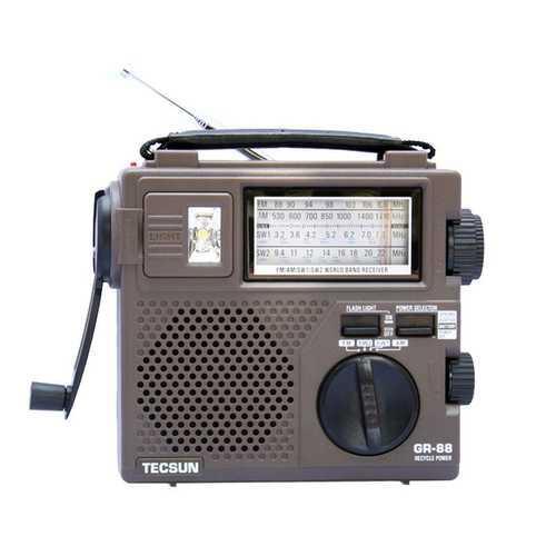 TECSUN GR-88P Emergency Four-Band Radio with Inbuilt Flashlight - Gifts for You 'n Me