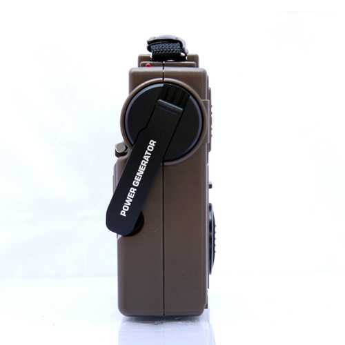 TECSUN GR-88P Emergency Four-Band Radio with Inbuilt Flashlight