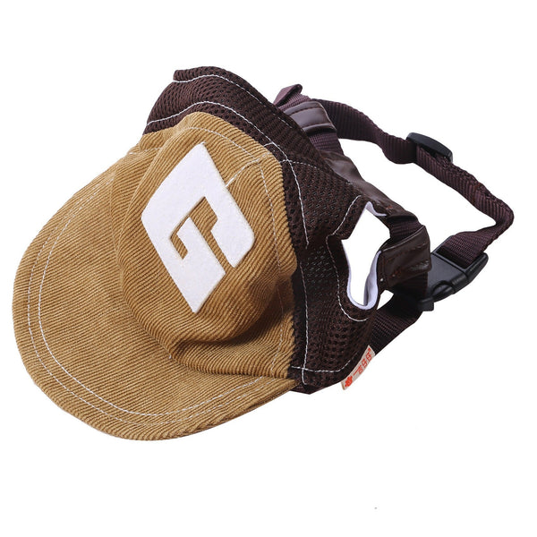 Sun Hat with G-Word Dog Design, Travel Sun Hat for Spring and Autumn, Outdoor Sun Protection with Mesh Ventilation, Pet Themed Baseball Cap