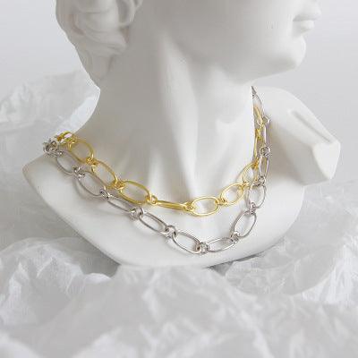 Women's 925 Sterling Silver Link Necklaces Chain For Birthday Gift