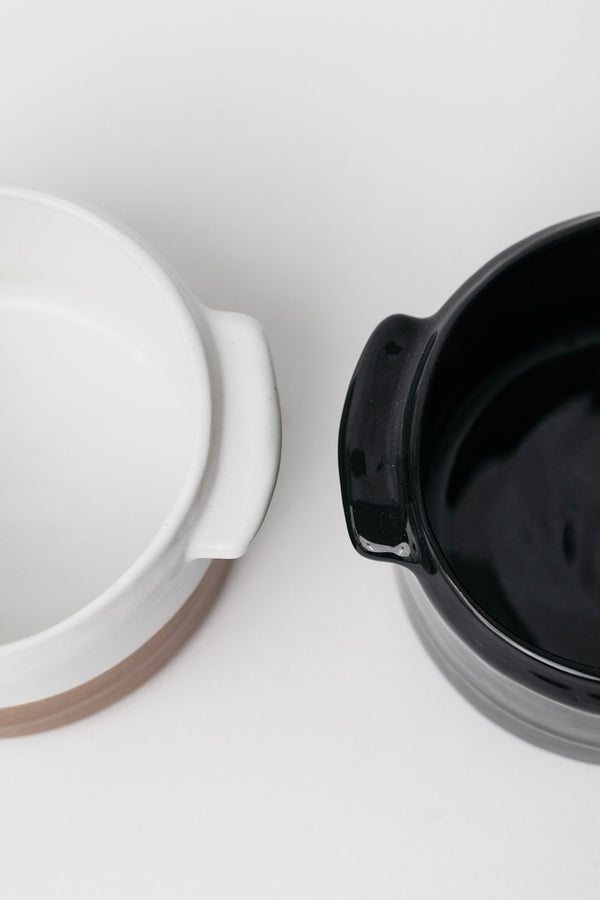 Waylon Soup Bowl - Brown/White - Set of 4