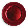 Beaded Charger Plate-Red 13