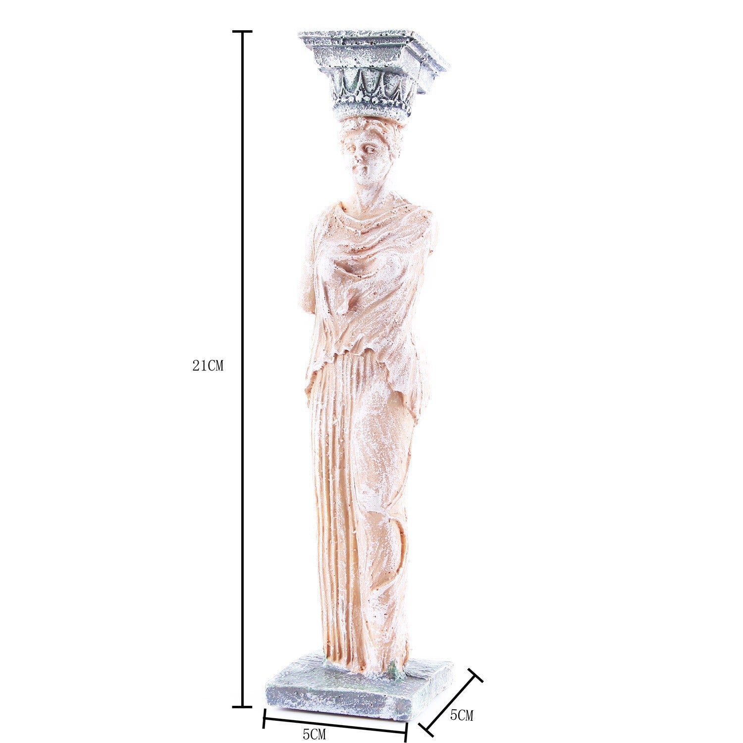 Broken arm Venus goddess fish tank ornament