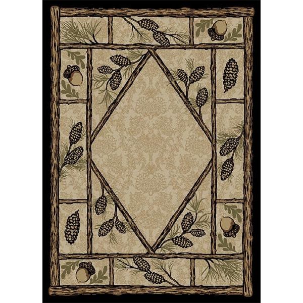 Pine Forest Branches Rug