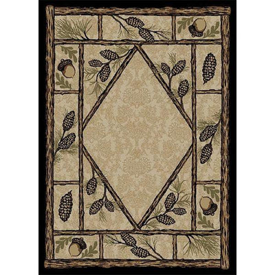 Pine Forest Branches Rug