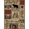 Cabin Pines Wildlife Area Rug