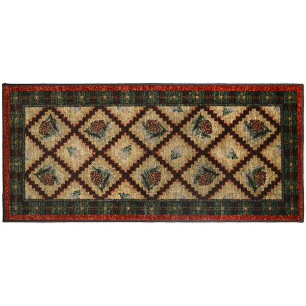 Checkered Pine Rug - Gifts for You 'n Me