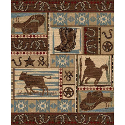 Ranch Living Area Rug