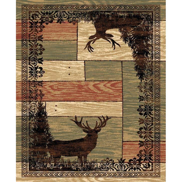 Elk Plank Area Rug - Gifts for You 'n Me