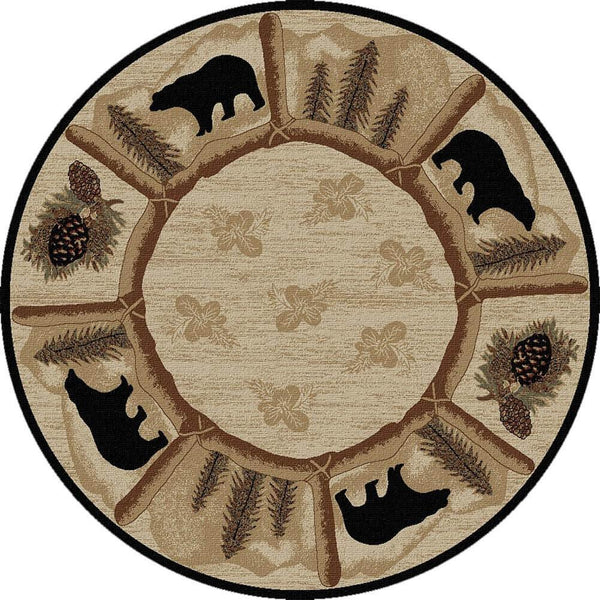 Toccoa Bears Round Rug - Gifts for You 'n Me