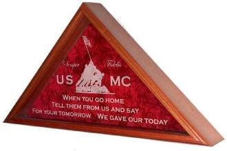 Military Shadow Box Flag Display Case Large Flag Display Case
