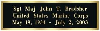 Laser Engraved Brass Name Plates.