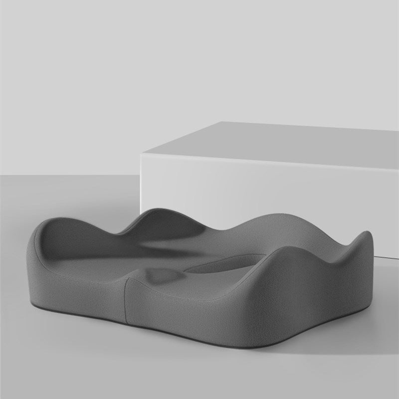 Memory foam car seat cushion. Ergonomic support. Relieves back/coccyx pain. Universal fit.