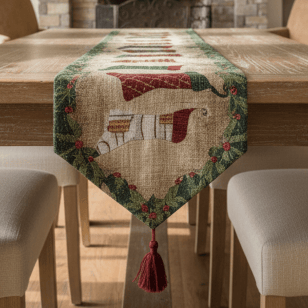 Tache Hang My Stockings By the Fireplace Table Runners (12910)