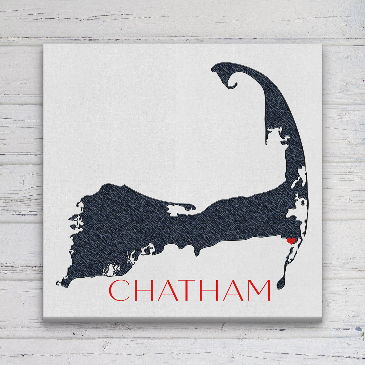 Cape Cod Canvas Customizable Silhouette Wall Decor