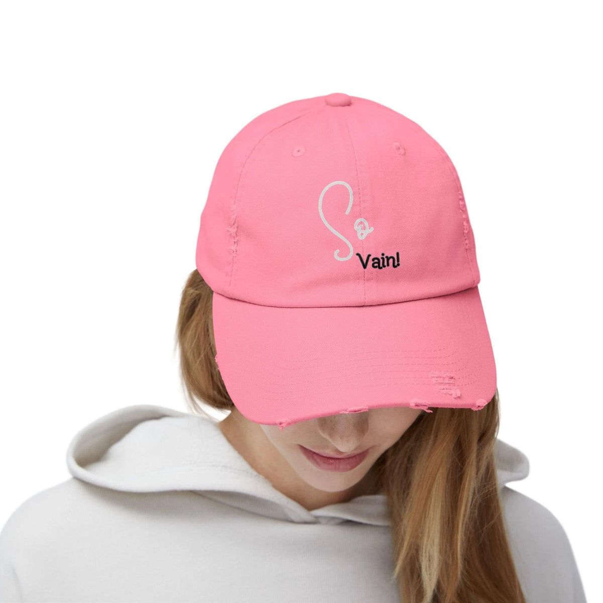 So vain Unisex Distressed Cap