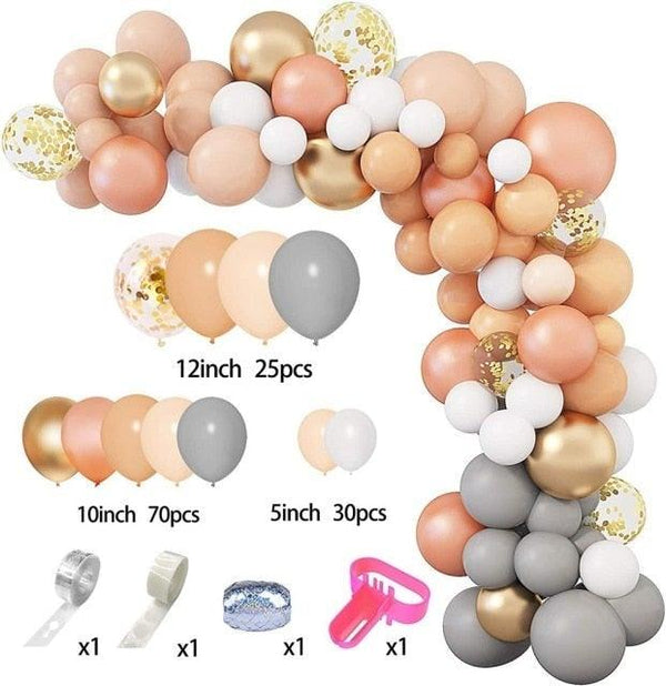 129Pcs Purple And Gold Balloons For Happy Birthday Foil Balloons Banner Circle Dots Garland Birthday Party Decorations Birtdhay Ballons Decoration