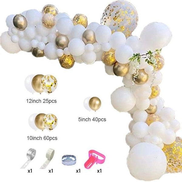 129Pcs Purple And Gold Balloons For Happy Birthday Foil Balloons Banner Circle Dots Garland Birthday Party Decorations Birtdhay Ballons Decoration