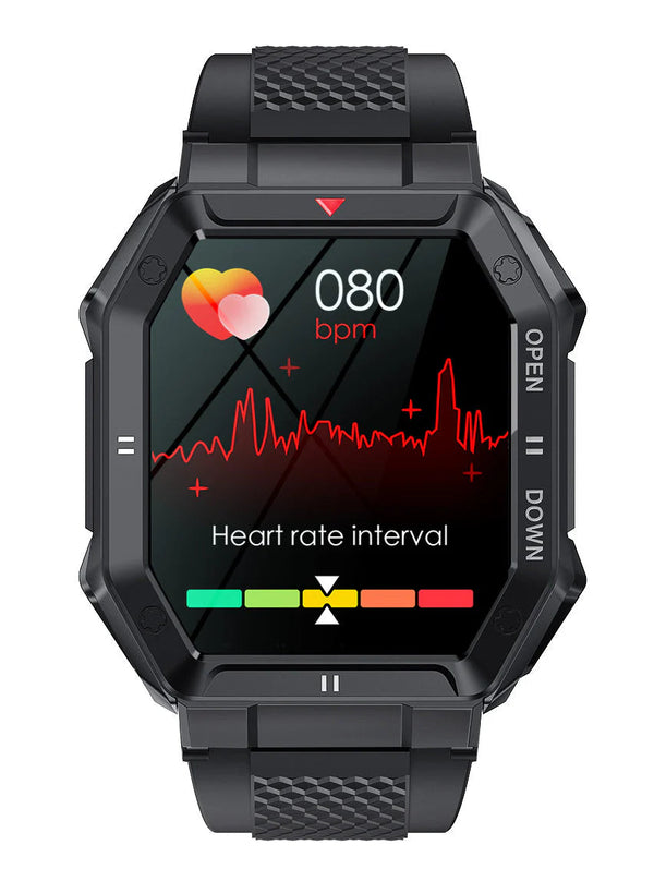 K55 outdoor three-proofing smart watch 1.85-inch large screen Bluetooth phone large battery dynamic heart rate Shop1103043274 Store (Trader) - DSER