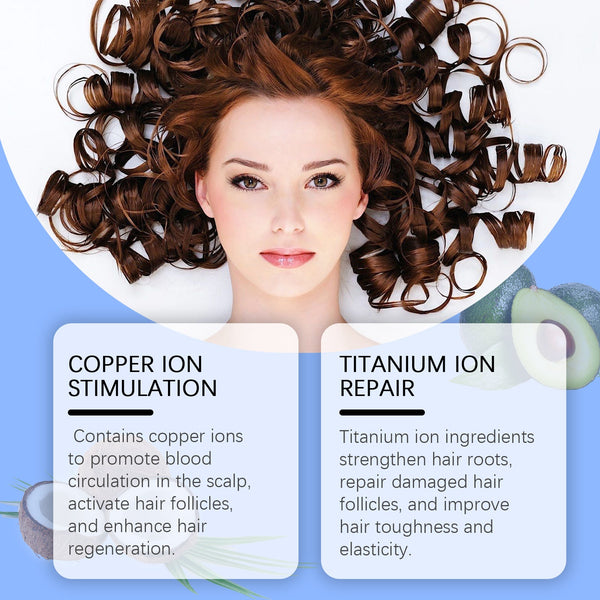 Copper Peptide Hair Serum Nourishes Scalp, Nurses Roots, Restores Fluffy And Strong Hair